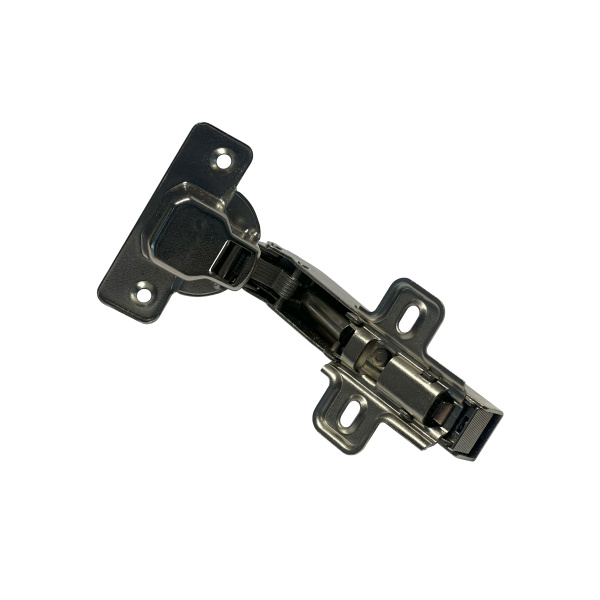 Петля угловая 45° Clip On + ответная планка 2 отверстия с доводчиком Мont Вlanc (200шт/уп)